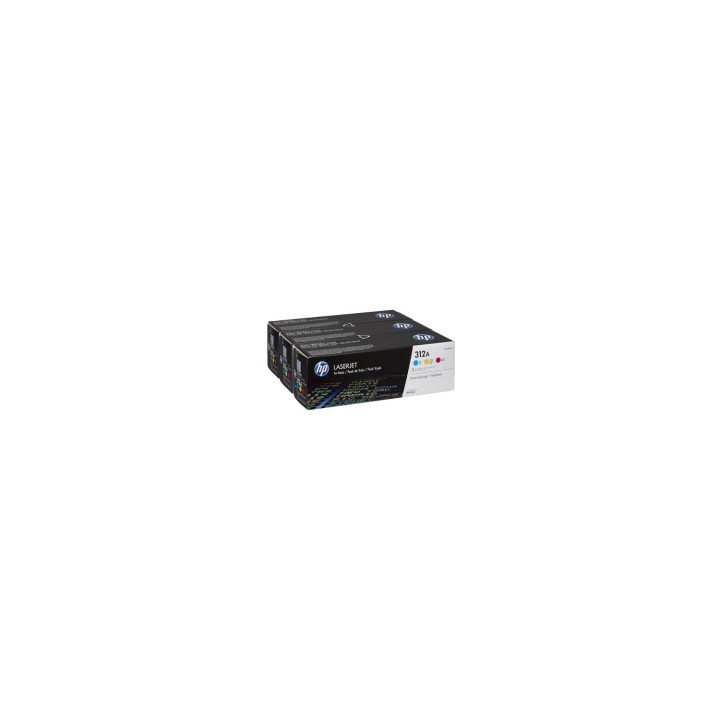 CARTUCHO HP PACK 312A CIAN MAGNETA AMARILLO CF440AM