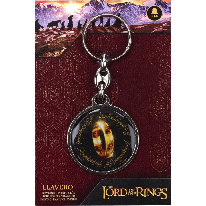 Llavero Redondo The One Ring El Señor De Los Anillos