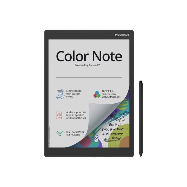 Pocketbook Color Note Pantalla 10.3" a Color, Lápiz Optico, Bluetooth Stormy Sea