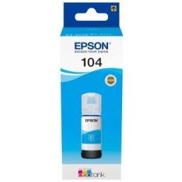 TINTA EPSON BOTE 104 CYAN ECOTANK BOTTLE C13T00P240