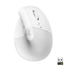RATON LOGITECH LIFT VERTICAL WIRELESS ERGONOMIC 4000DPI 6 BOTONES WHITE