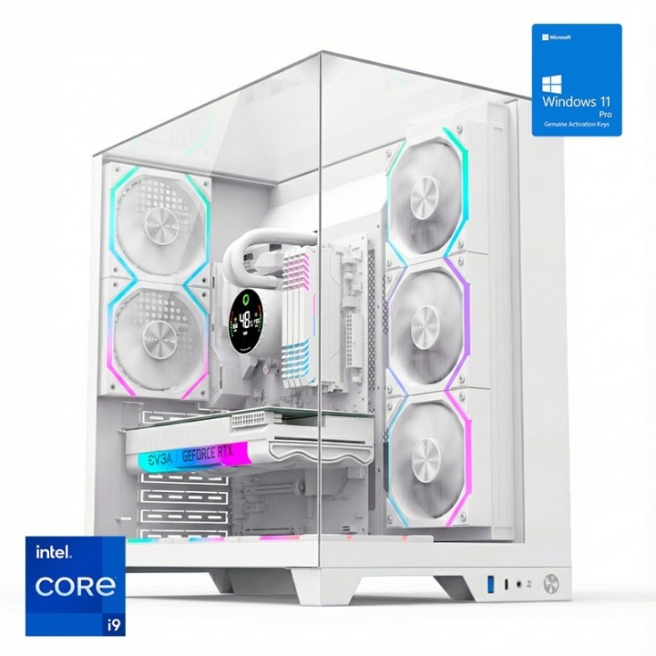 ORDENADOR GAMING INFINITY PRO WHITE RGB I9 14900K/32GB/SSD1TB NVME/R.LIQ/800W/W11PRO