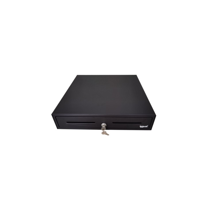 iggual Cajón Portamonedas IRON-70 44,5cm 5+8 negro