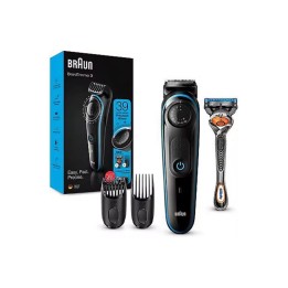 Braun BT3240 Recortadora de Barba Recargable + Gillette Fusión ProGlide