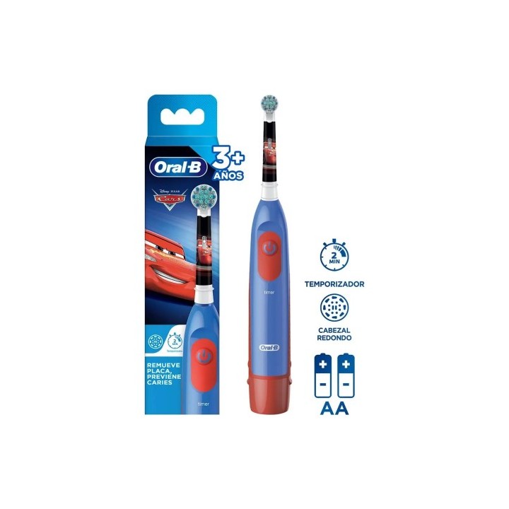Braun Oral-B Cepillo de Dientes Infantil a pilas Disney Cars (DB5.510.1K)