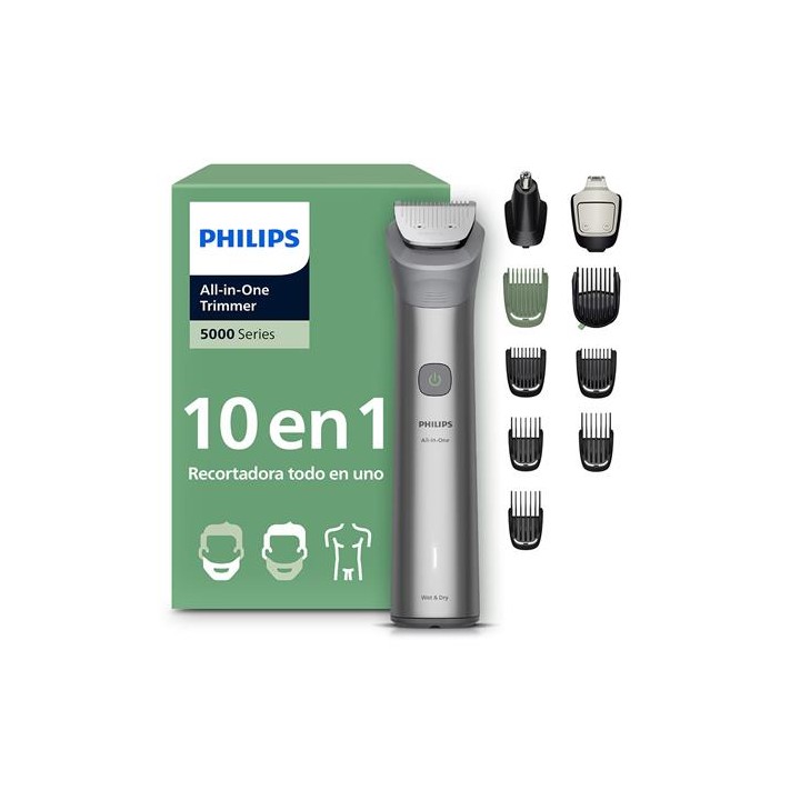 Philips MG5921/15 Recortadora Multifunción 10-1 con Batería de Litio