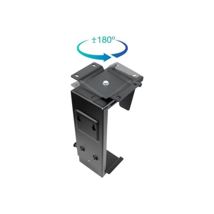 SOPORTE DE ESCRITORIO/PARED TOOQ PARA CPU 10KG BLACK
