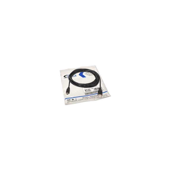 CABLE USB 2.0 M A MINI USB B M 0.50MT NANOCABLE 10.01.0400
