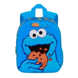 Mochila 3D Monstruo de las Galletas Barrio Sesamo 30cm