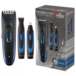 Remington HC910 Kit Cortapelos, Trimmer y Naricero The Works