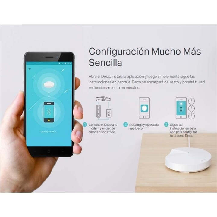 WIRELESS REPEATER TP-LINK AC1200 HOME MESH PACK 3 DECO M4