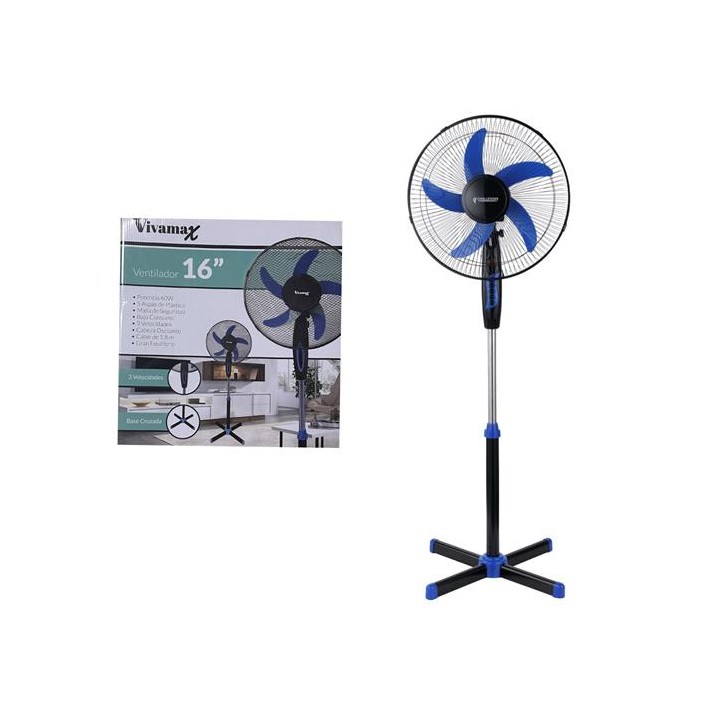 Vivamax VM-V16 Ventilador de Pie 16" 5 aspas
