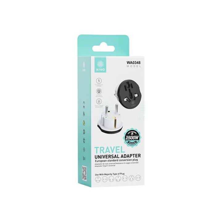 Adaptador Multipaís a Europa Ikrea WA0348