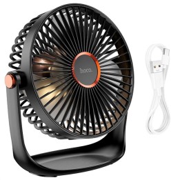 Borofone DBF02 Ventilador Sobremesa Recargable con Luz de Ambiente