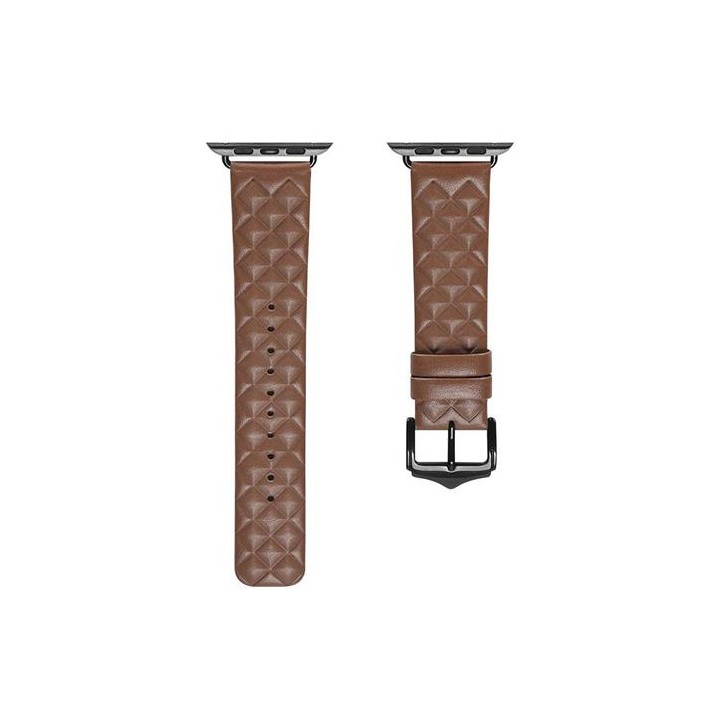 Hoco iWatch WA18 Elegant Series Leather Strap (38/40/41mm) Marrón