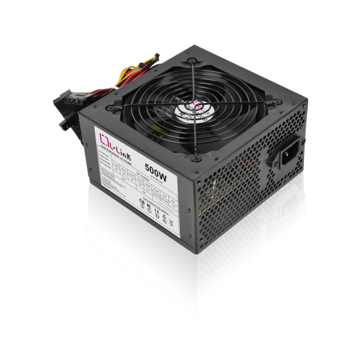FUENTE ATX 500W CON CABLE DE ALIMENTACION LL-PS-500-CAB