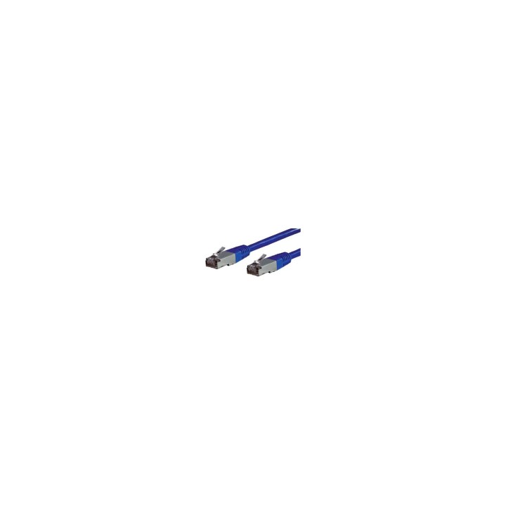 LATIGUILLO RJ45 FTP CAT - 5E 1MT EQUIP AZUL 225430