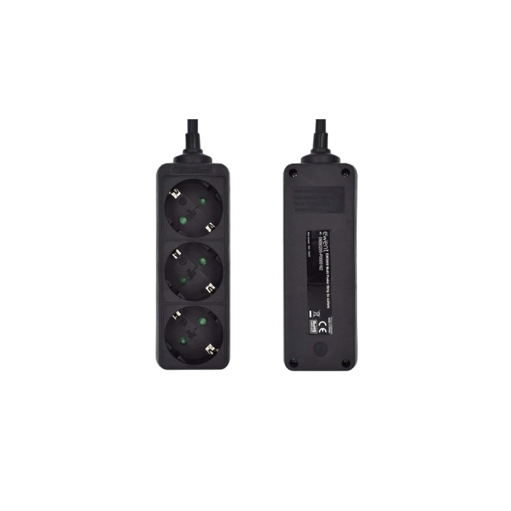 REGLETA EWENT EW3959 3 TOMAS NEGRO EW3959