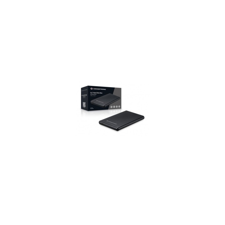 CAJA EXTERNA CONCEPTRONIC 2.5 SATA USB-C USB 3.1 NEGRO HDE02B