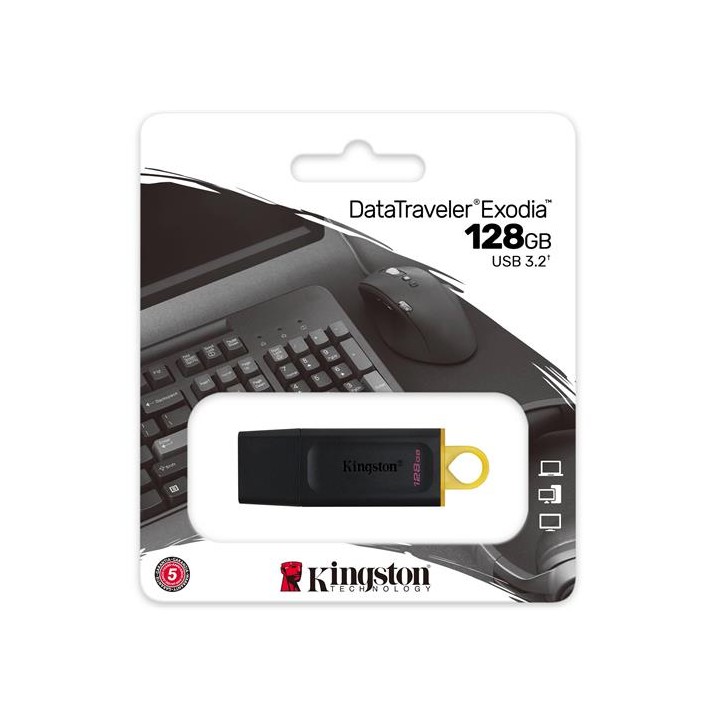 Memoria USB 128GB 3.2 Kingston Datatraveler Exodia