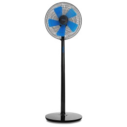 Blaupunkt BP2009 Ventilador Pie 5 Aspas 45W 40cm Base Redonda Negro
