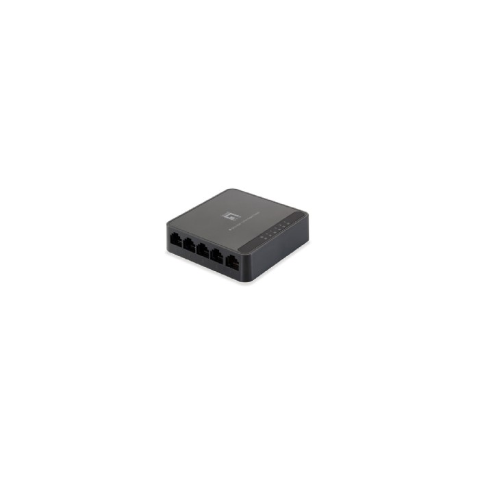 SWITCH LEVEL ONE NO GESTION 5PTOS 10/100/100 NEGRO GEU-0522