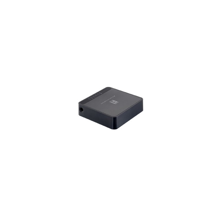 SWITCH LEVEL ONE NO GESTION 5PTOS 10/100/100 NEGRO GEU-0522