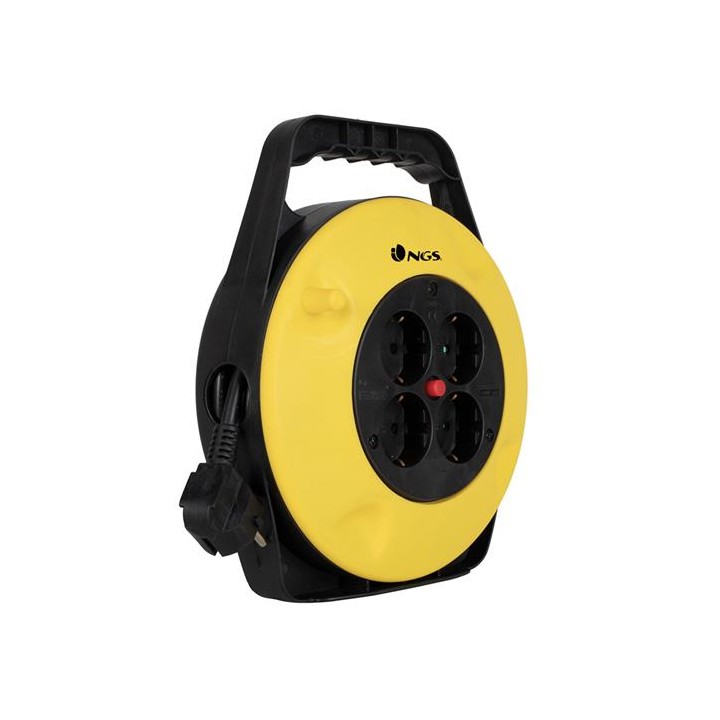 Regleta Ngs Grid Round Alargador Cable 10M 4 Enchufes