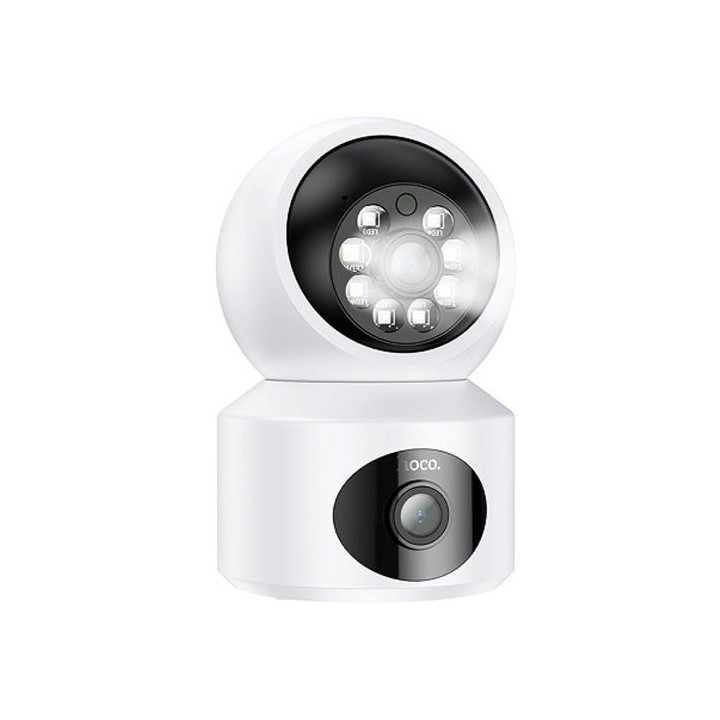 Hoco DI53 Cámara de Seguridad HD Wifi 360º con Doble Lente