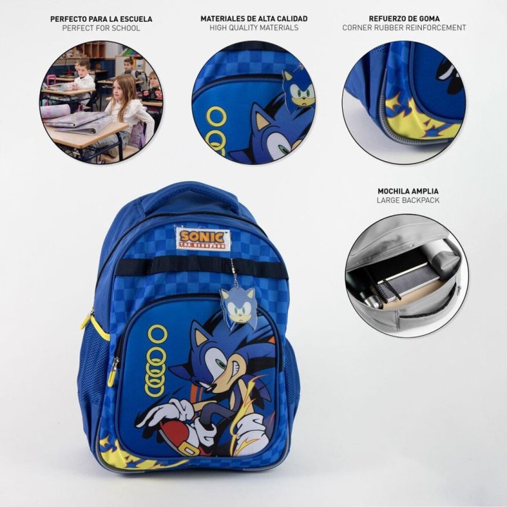 Mochila Sonic the Hedgehog 42cm adaptable