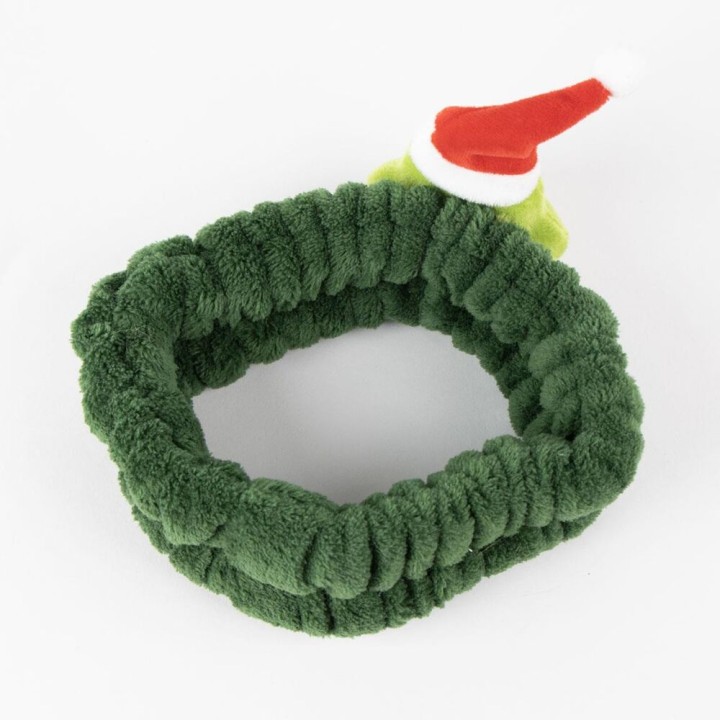 Diadema pelo maquillaje El Grinch