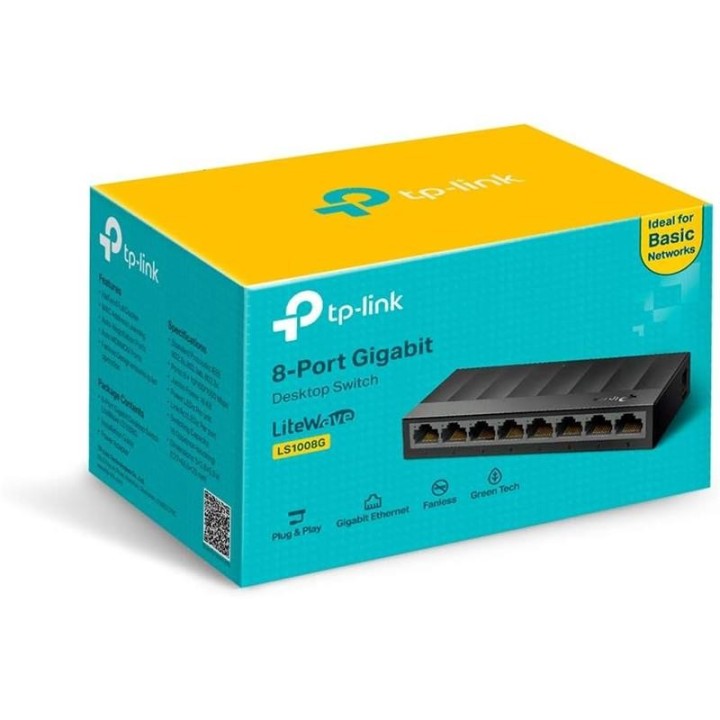 SWITCH TP-LINK GIGABIT 8 PUERTOS LS1008G
