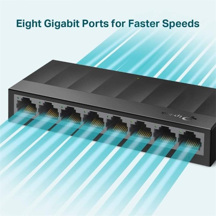 SWITCH TP-LINK GIGABIT 8 PUERTOS LS1008G