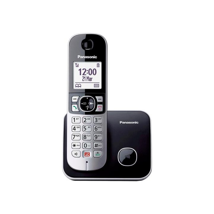 Panasonic KX-TG6851SPB Teléfono Inalámbrico Anti Spam Negro