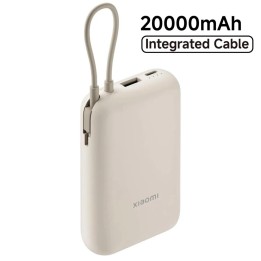 Xiaomi Powerbank 20.000 mAh 33W con Cable Integrado Tan Beige (BHR8851GL)