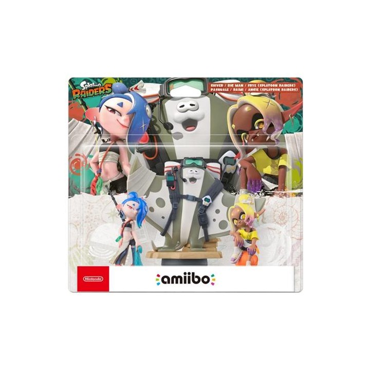 Nintendo Amiibo Splatoon Raiders - Shiver, Big Man & Frye 3 in 1