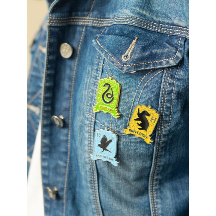Set 4 pins Hogwarts Harry Potter