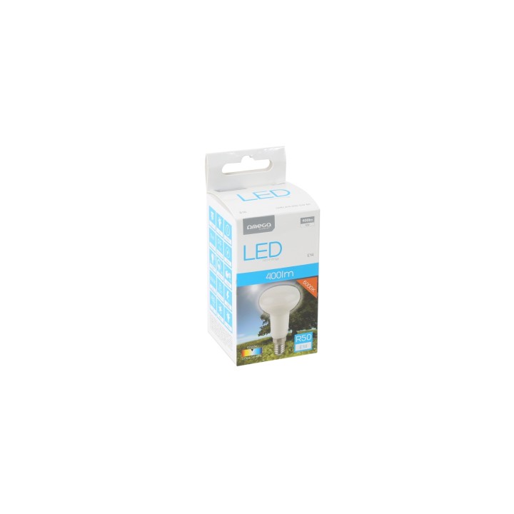 BOMBILLA LED OMEGA R50 5W E14 6000K 400lm OMELE14-R50-5W-60