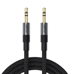 Acefast J10 Adaptador Jack 3.5mm Macho a Jack 3.5mm Macho 1 metro Negro