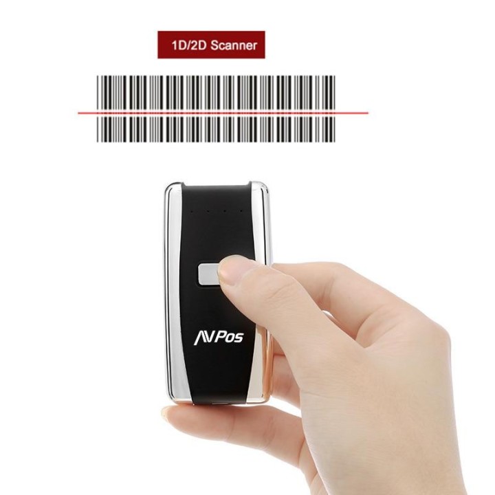 LECTOR AVPOS CODIGOS 1D + 2D + QR BT01 PORTATIL BLUETOOTH