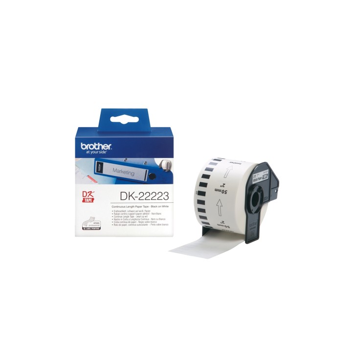 CINTA BROTHER DK22223 PAPEL CONTINUO BLANCO 50x30,48mm