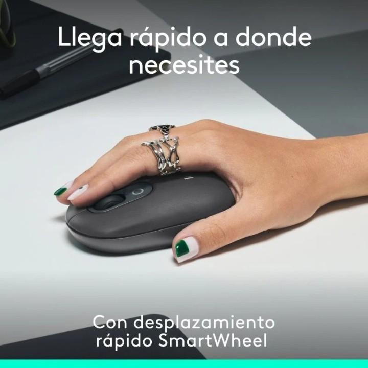 RATON LOGITECH POP MOUSE WIRELESS BLUETOOTH BLACK
