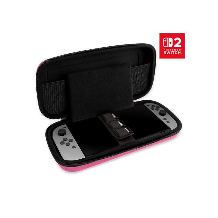 Nacon Funda Pouch Rígida para Nintendo Switch 2 Rosa (SWITCHNEWPOUCHLPINK)