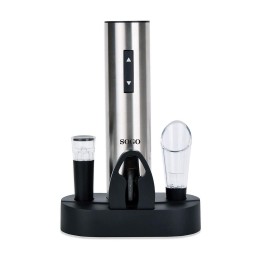 Sogo ACC-SS-17340 Abridor de Vino Eléctrico Recargable Con Accesorios