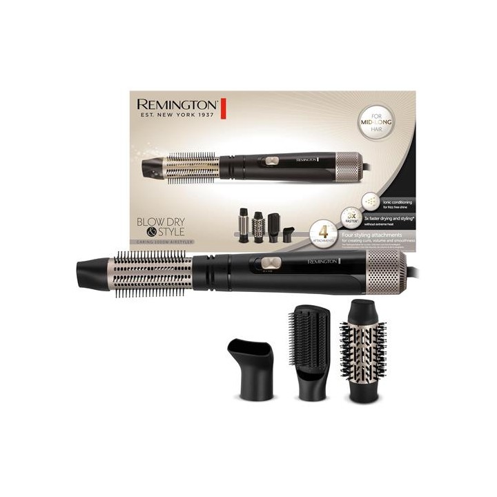 Remington AS7500 Cepillo de Aire Blow Dry & Style 1.000W