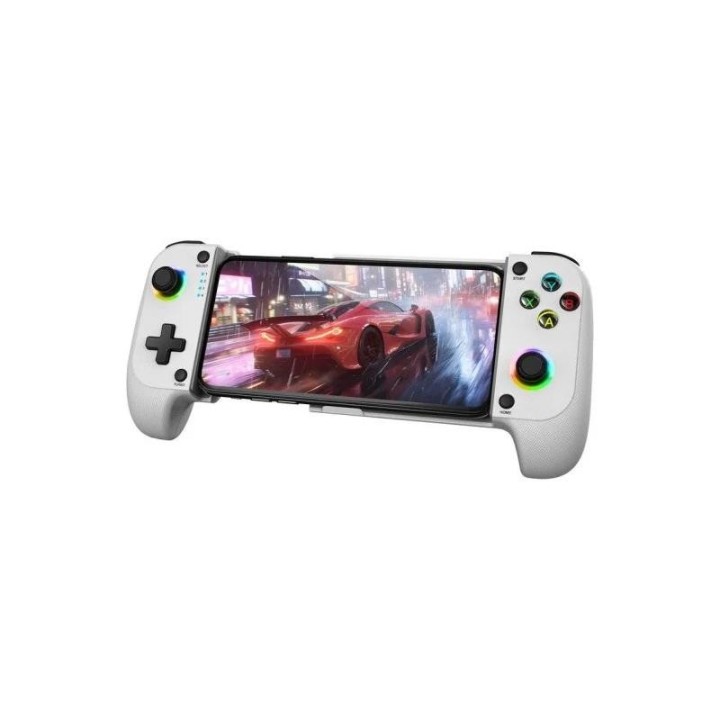 MANDO MARS GAMING GAMEPAD PARA SMARTPHONE WIRELESS RGB WHITE