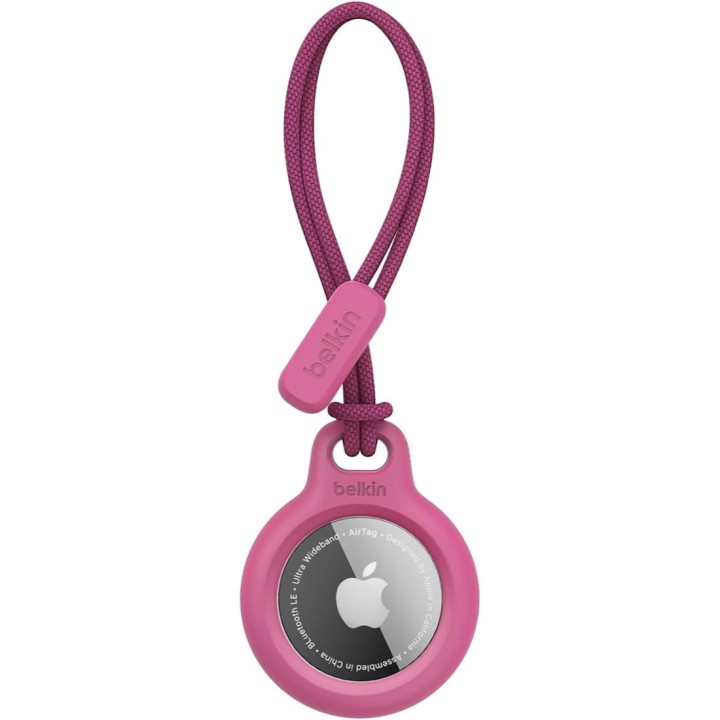 Belkin LLavero para Apple Air Tag Rosa con Correa (F8W974BTPNK)