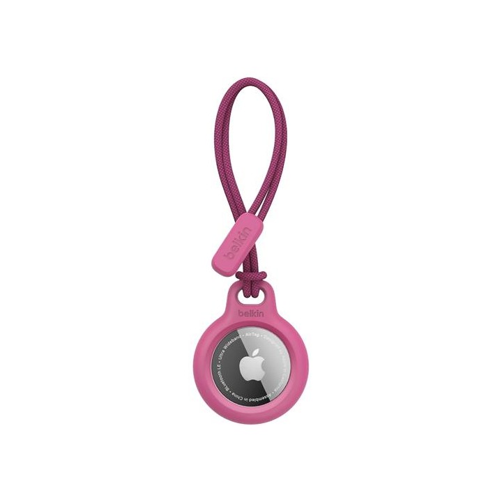 Belkin LLavero para Apple Air Tag Rosa con Correa (F8W974BTPNK)