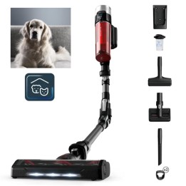 Rowenta RH2059 X-Force Flex 9.60 Animal Care Apiradora Sin Cable Roja y Gris