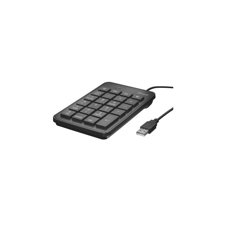 TECLADO NUMERICO TRUST XALAS NEGRO 22221